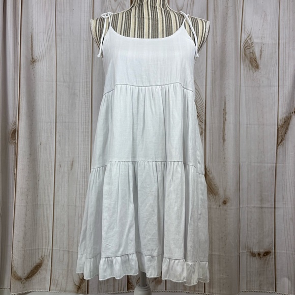 Altar'd State Dresses & Skirts - Altar'd State Boho Dress Tiered Flowy Lightweight Summer Mini White Sz Small